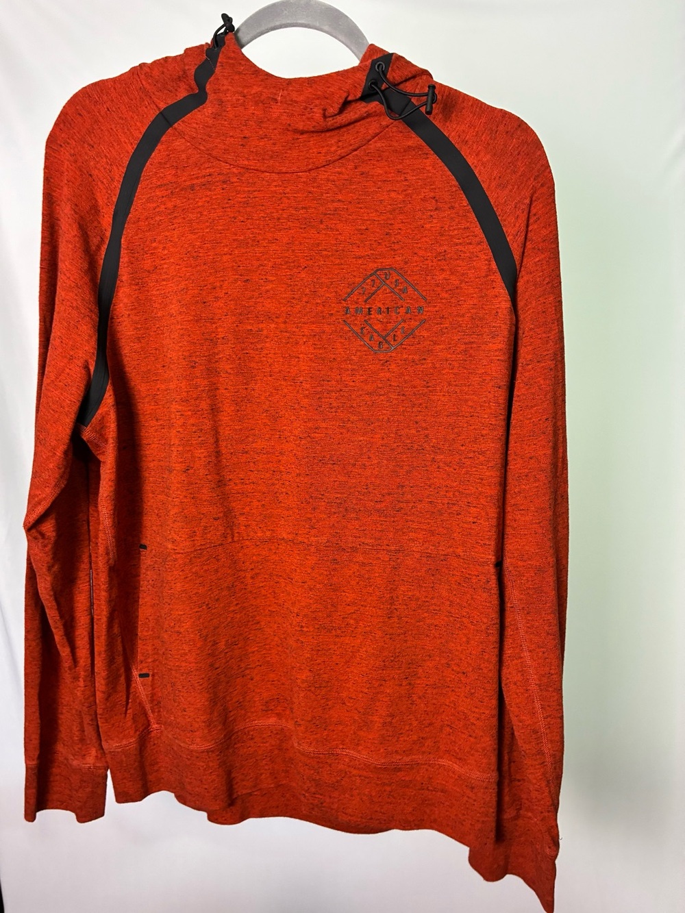 Men's Hooded Pullover Sweater - Red